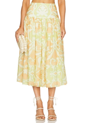 Alexis Maeve Skirt in Yellow. Size S.