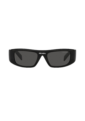 Prada X Raf Simons Catwalk Sunglasses in Black.