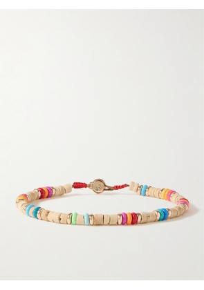 Roxanne Assoulin - Island Time Gold-tone, Wood And Enamel Anklet - Multi - One size
