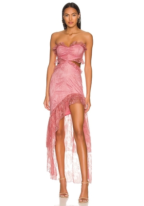 MAJORELLE Sonia Gown in Pretty in Pink. Size M, XL.