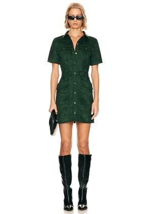 MOTHER The Small Talker Dress in in Olive. Size M.