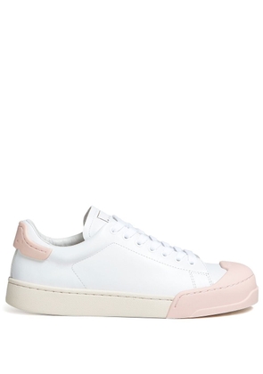 Marni lace-up panelled sneakers - White