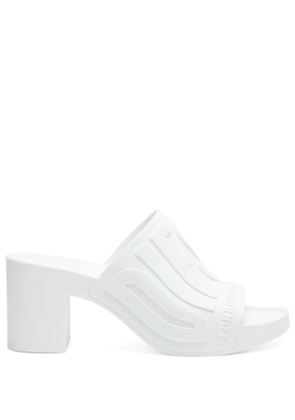 Diesel Sa-Pamela H logo-embossed sandals - White