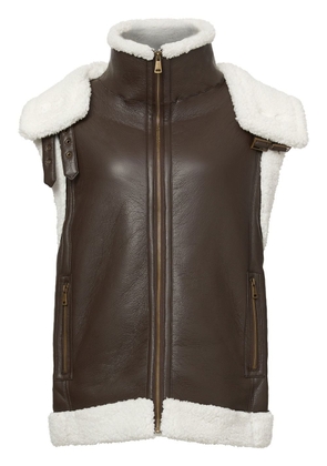 Unreal Fur Master Control faux-shearling vest - Brown