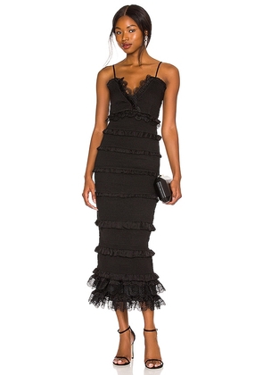 V. Chapman Narcisse Dress in Black. Size 2, 6.