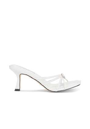 superdown Lulu Sandal in White. Size 7, 8.