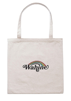 Wahine Tote in White.