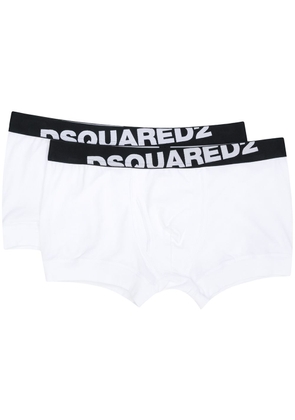 Dsquared2 logo waistband boxers - White