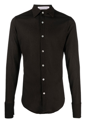 Ludovic de Saint Sernin classic-collar shirt - Brown