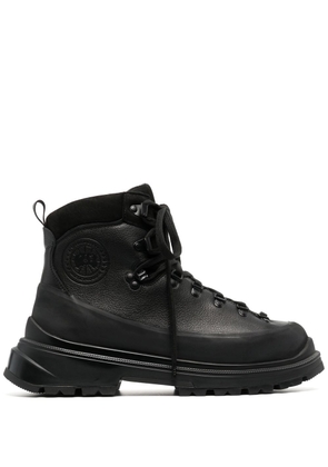 Canada Goose Journey leather ankle boots - Black