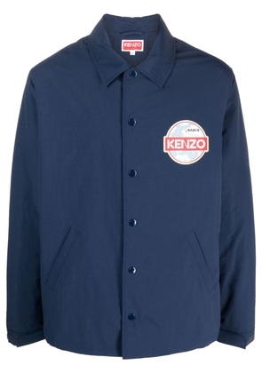 Kenzo logo-print shirt - Blue
