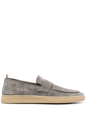 Officine Creative suede slip-on loafers - Grey