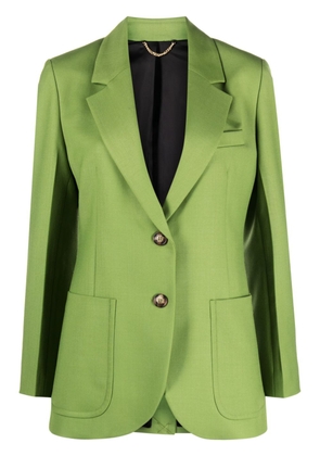 Victoria Beckham single-breast notched-lapel blazer - Green