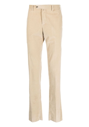 PT Torino corduroy cotton tapered trousers - Neutrals