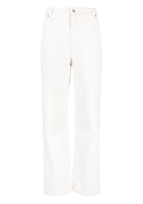 Bally bleached-effect straight-leg jeans - White