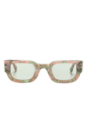 MOUTY square-frame logo-engraved sunglasses - Pink