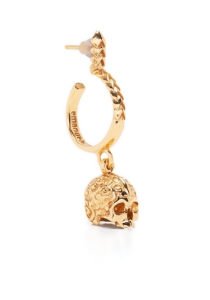 Emanuele Bicocchi skull pendant earring - Gold