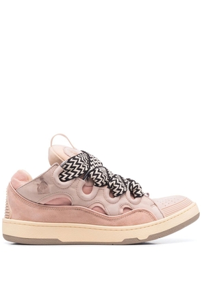 Lanvin chunky lace-up sneakers - Pink