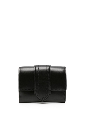 Jacquemus Le Compact Bambino leather wallet - Black