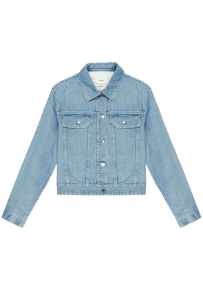 Bally buttoned washed-denim jacket - Blue