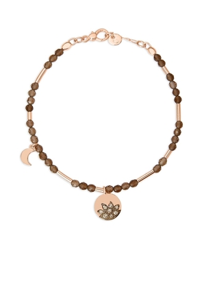 Dodo 9kt rose gold Moon And Sun multi-stone bracelet