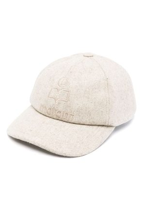 ISABEL MARANT embroidered-logo baseball cap - Neutrals