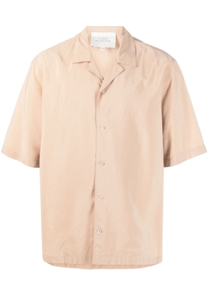 Studio Nicholson oversized short-sleeve shirt - Brown