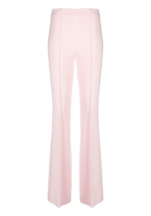 D.Exterior pressed-crease tailored trousers - Pink