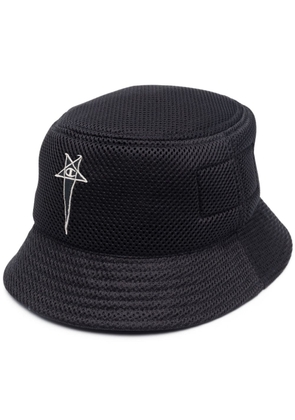 Rick Owens X Champion logo-embroidered bucket hat - Black