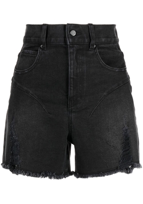 JNBY distressed denim shorts - Black