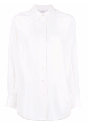 Dorothee Schumacher button-detail silk shirt - White