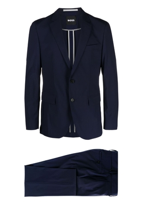 BOSS single-breasted two-piece suit - Blue