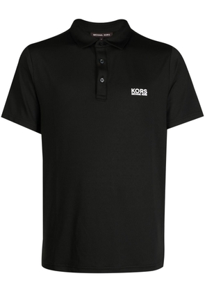 Michael Kors Golf logo-print polo shirt - Black