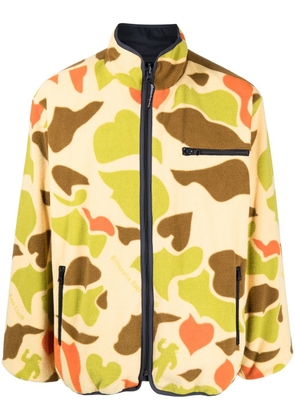 Billionaire Boys Club camouflage-print reversible fleece jacket - Multicolour