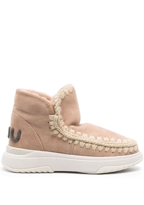 Mou Eskimo shearling-lined boots - Neutrals