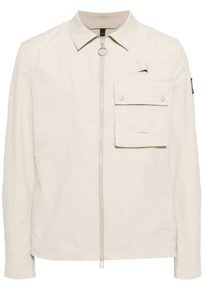Belstaff Castmaster zip-up shirt jacket - Neutrals