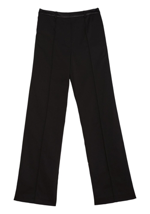 Fleur Du Mal Crystal cut-out tailored trousers - Black