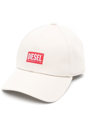 Diesel Corry-Jacq logo-appliqué baseball cap - Neutrals