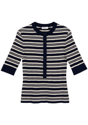 A.L.C. Fisher striped knitted top - Blue