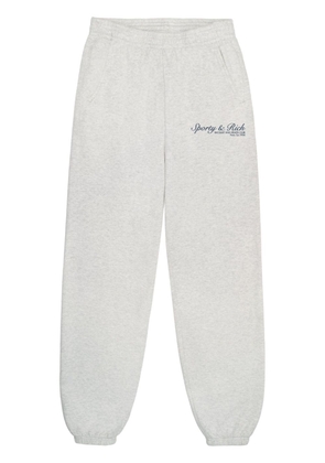 Sporty & Rich logo-print sweatpants - Grey