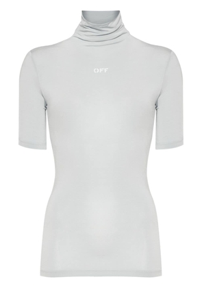 Off-White logo-print T-shirt - Neutrals