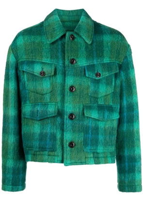 Andersson Bell Toulouse checked shirt jacket - Green