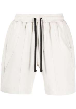STYLAND x notRainProof drawstring organic cotton shorts - Grey
