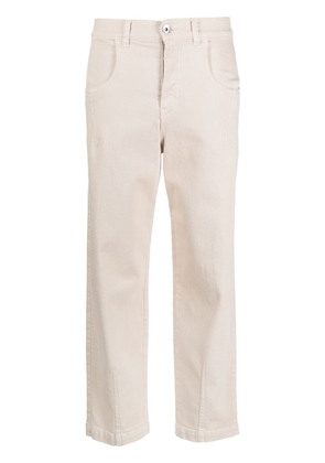 Eleventy cropped straight-leg jeans - Neutrals
