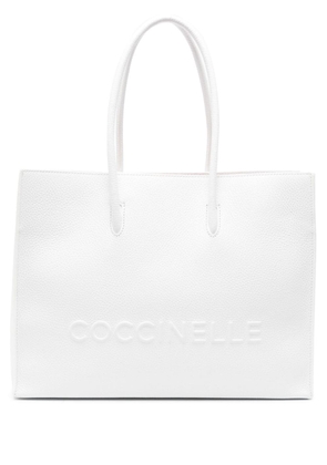 Coccinelle medium Myrtha Maxi tote bag - White