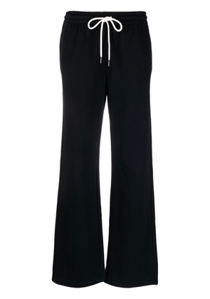 PS Paul Smith logo-embroidered straight track pants - Black