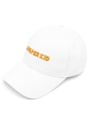 A Paper Kid logo-embroidered baseball cap - White