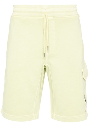 C.P. Company Lens-detail cotton shorts - Green