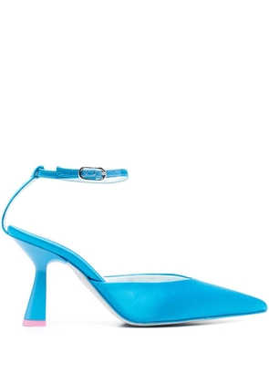 Chiara Ferragni pointed ankle-strap pumps - Blue