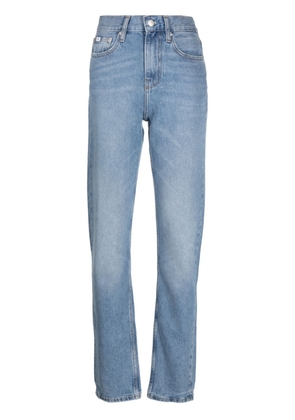 Calvin Klein Jeans Authentic high-rise straight-leg jeans - Blue